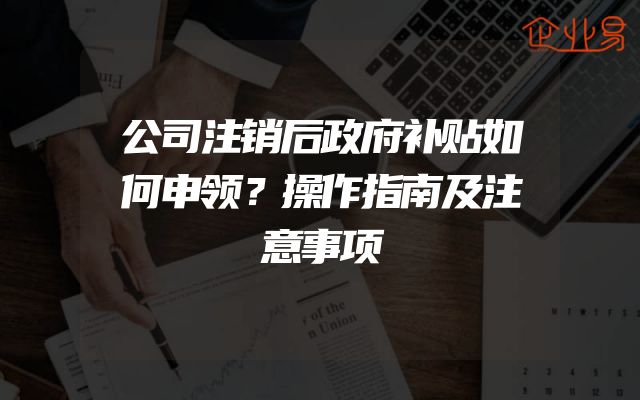 公司注销后政府补贴如何申领？操作指南及注意事项