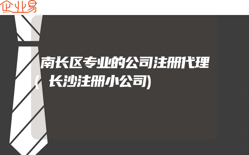 南长区专业的公司注册代理(长沙注册小公司)