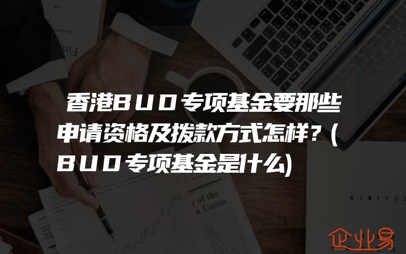 香港BUD专项基金要那些申请资格及拨款方式怎样？(BUD专项基金是什么)