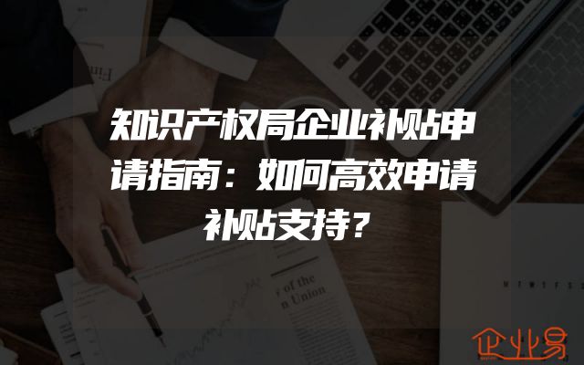 知识产权局企业补贴申请指南：如何高效申请补贴支持？