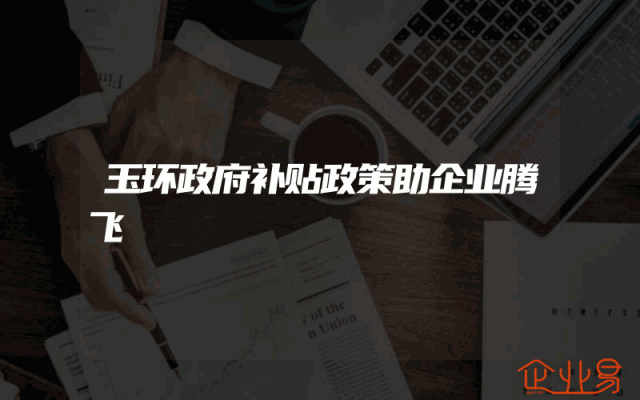 玉环政府补贴政策助企业腾飞