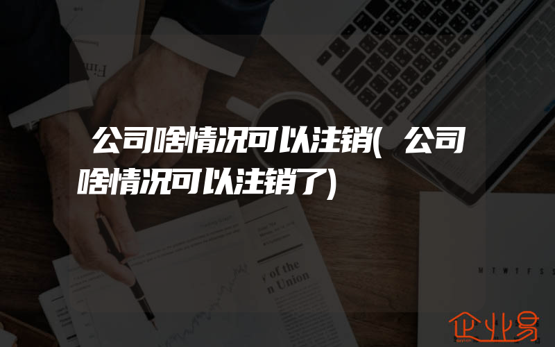 公司啥情况可以注销(公司啥情况可以注销了)