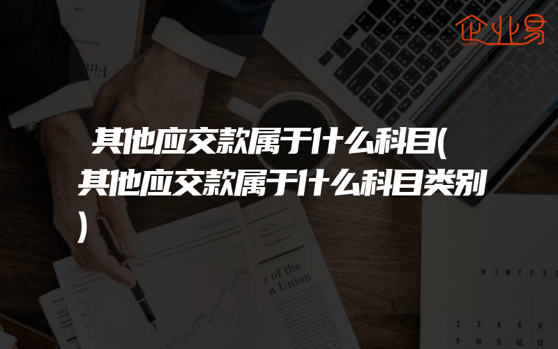 其他应交款属于什么科目(其他应交款属于什么科目类别)