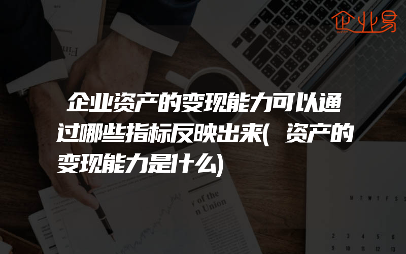 企业资产的变现能力可以通过哪些指标反映出来(资产的变现能力是什么)