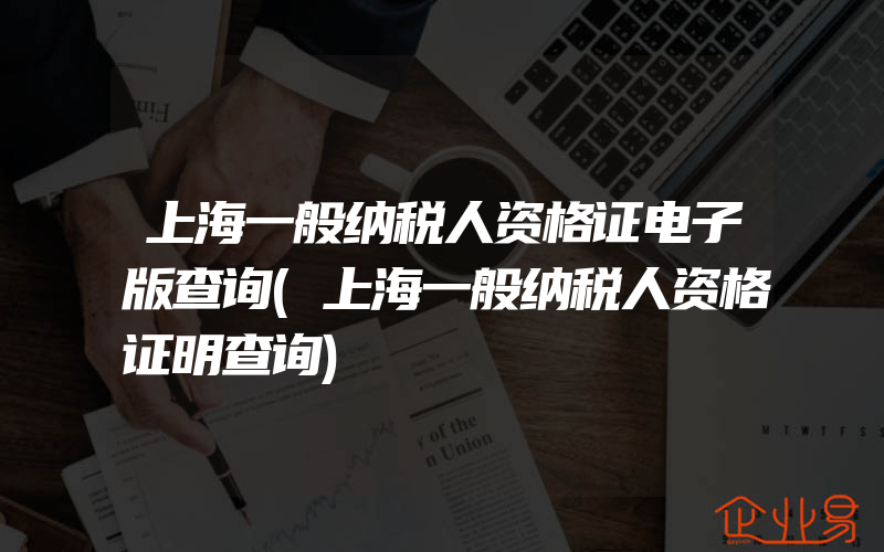 上海一般纳税人资格证电子版查询(上海一般纳税人资格证明查询)