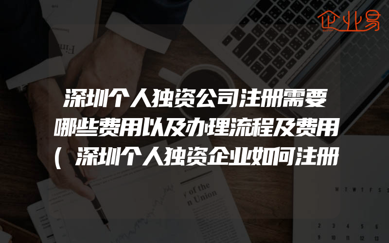 深圳个人独资公司注册需要哪些费用以及办理流程及费用(深圳个人独资企业如何注册)