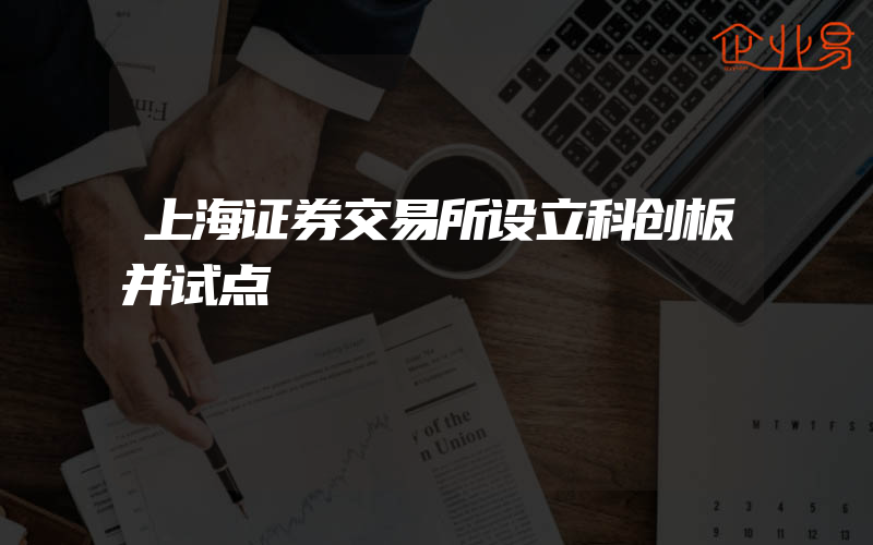 上海证券交易所设立科创板并试点