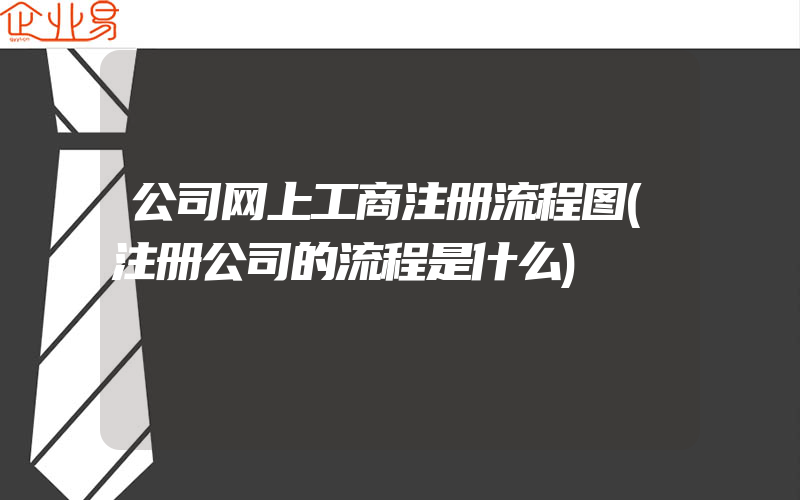 公司网上工商注册流程图(注册公司的流程是什么)