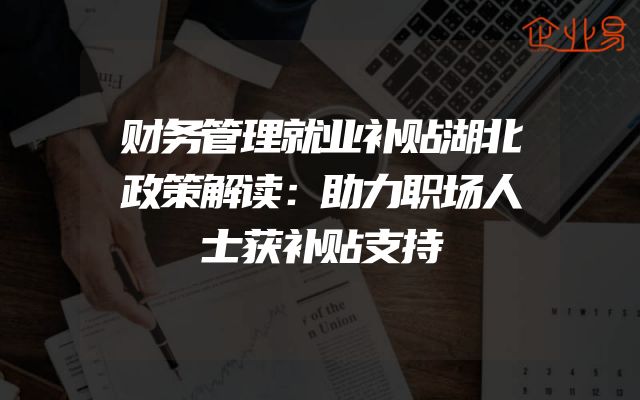 财务管理就业补贴湖北政策解读：助力职场人士获补贴支持