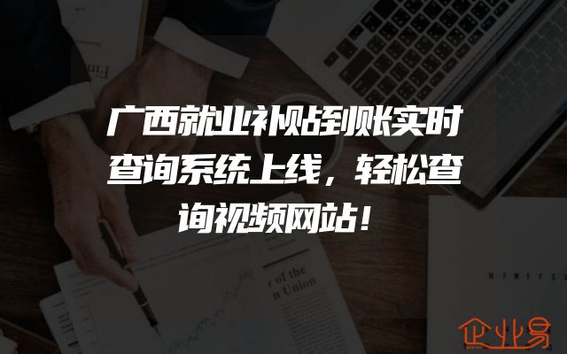 广西就业补贴到账实时查询系统上线，轻松查询视频网站！