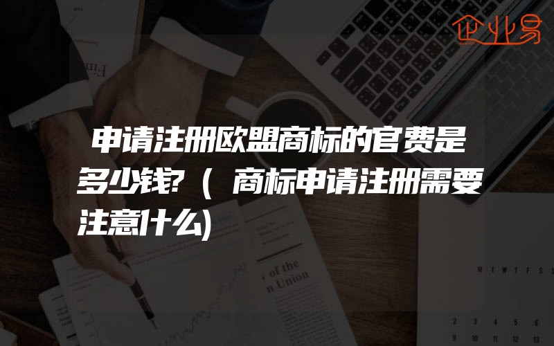 申请注册欧盟商标的官费是多少钱?(商标申请注册需要注意什么)