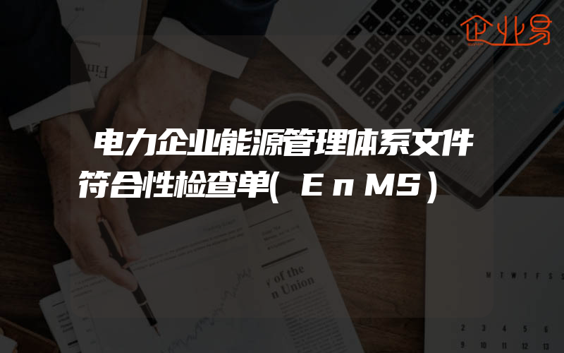 电力企业能源管理体系文件符合性检查单(EnMS)