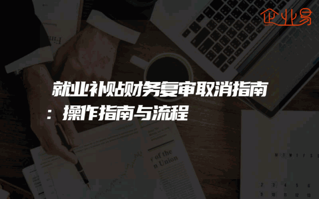 就业补贴财务复审取消指南：操作指南与流程