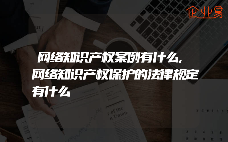 网络知识产权案例有什么,网络知识产权保护的法律规定有什么