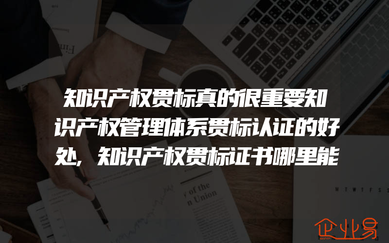 知识产权贯标真的很重要知识产权管理体系贯标认证的好处,知识产权贯标证书哪里能够查询