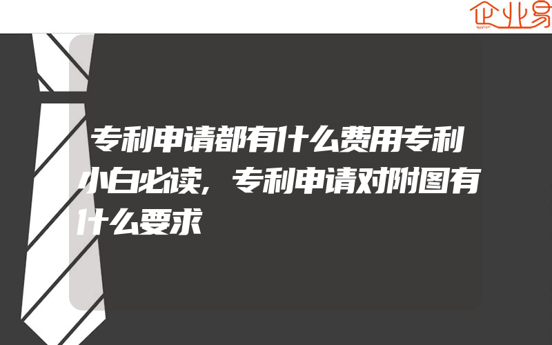 专利申请都有什么费用专利小白必读,专利申请对附图有什么要求