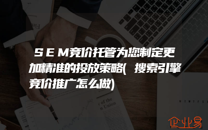 SEM竞价托管为您制定更加精准的投放策略(搜索引擎竞价推广怎么做)