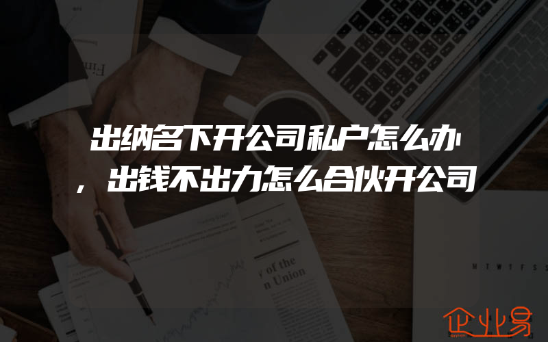 出纳名下开公司私户怎么办,出钱不出力怎么合伙开公司