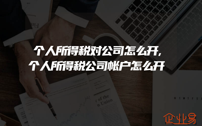 个人所得税对公司怎么开,个人所得税公司帐户怎么开