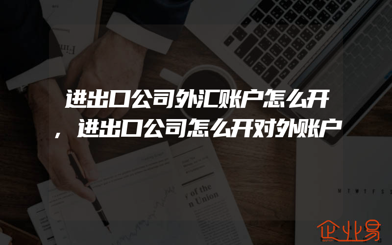 进出口公司外汇账户怎么开,进出口公司怎么开对外账户