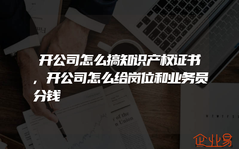 开公司怎么搞知识产权证书,开公司怎么给岗位和业务员分钱