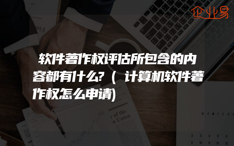 软件著作权评估所包含的内容都有什么?(计算机软件著作权怎么申请)