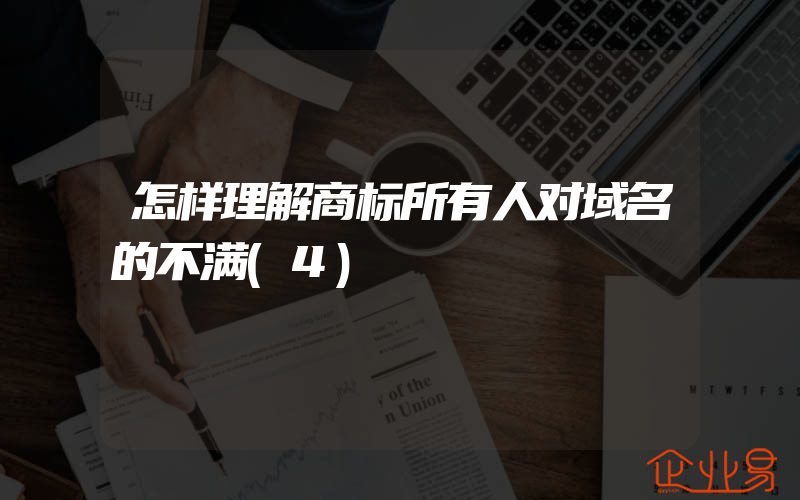 怎样理解商标所有人对域名的不满(4)