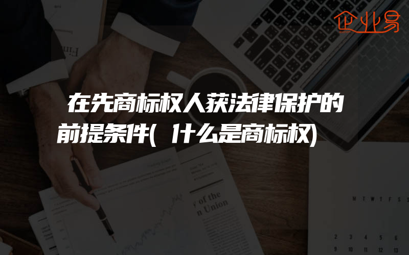 在先商标权人获法律保护的前提条件(什么是商标权)