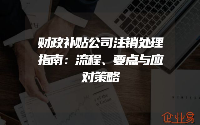 财政补贴公司注销处理指南：流程、要点与应对策略