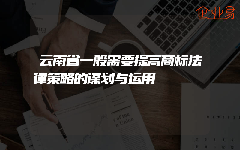 云南省一般需要提高商标法律策略的谋划与运用