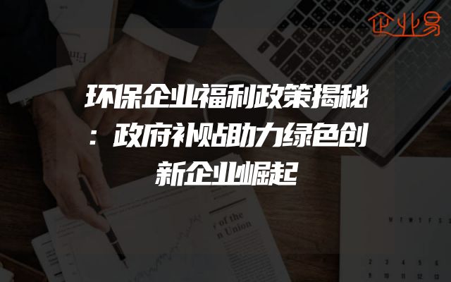 环保企业福利政策揭秘：政府补贴助力绿色创新企业崛起