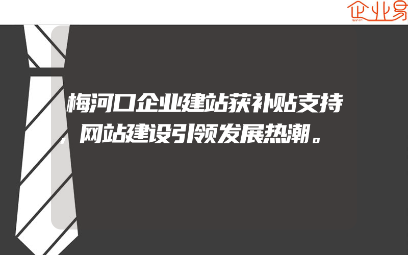 梅河口企业建站获补贴支持，网站建设引领发展热潮。