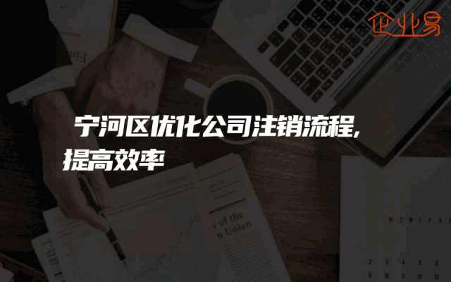 宁河区优化公司注销流程,提高效率