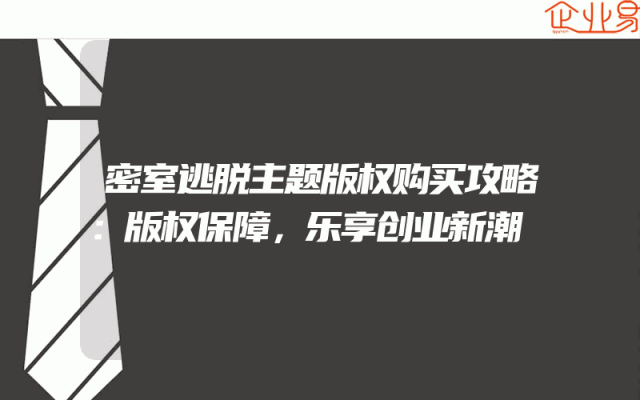 密室逃脱主题版权购买攻略：版权保障，乐享创业新潮