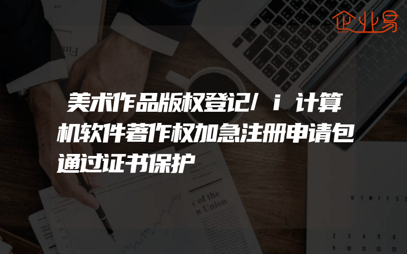 美术作品版权登记/i计算机软件著作权加急注册申请包通过证书保护