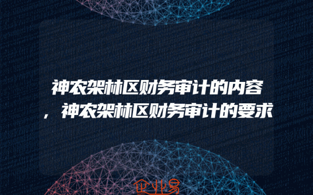 神农架林区财务审计的内容,神农架林区财务审计的要求