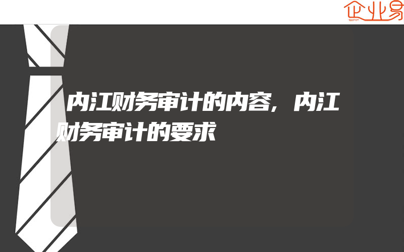 内江财务审计的内容,内江财务审计的要求