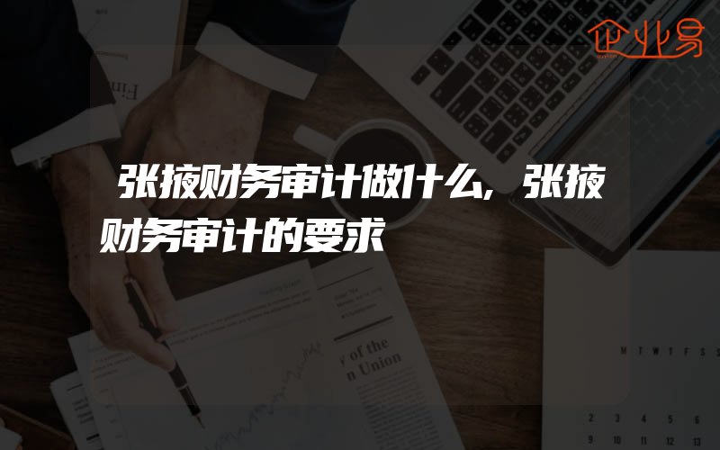 张掖财务审计做什么,张掖财务审计的要求