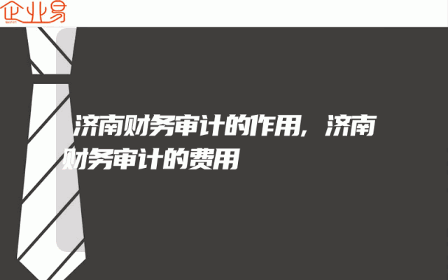 济南财务审计的作用,济南财务审计的费用
