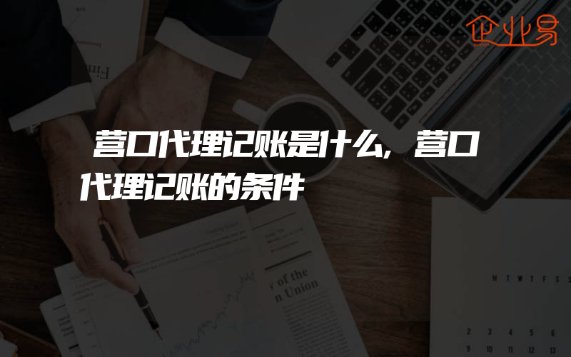 营口代理记账是什么,营口代理记账的条件