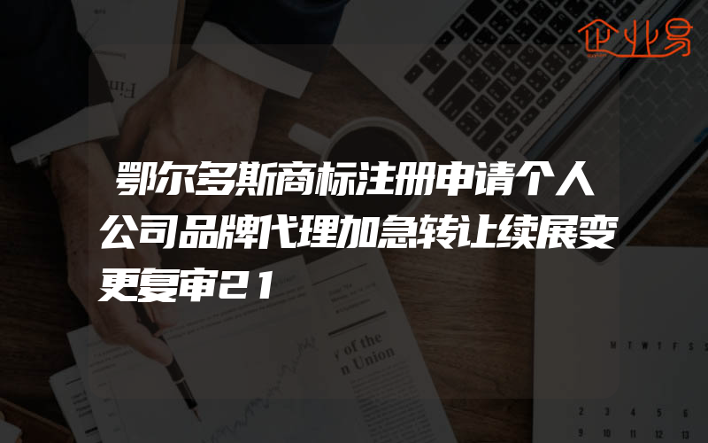 鄂尔多斯商标注册申请个人公司品牌代理加急转让续展变更复审21