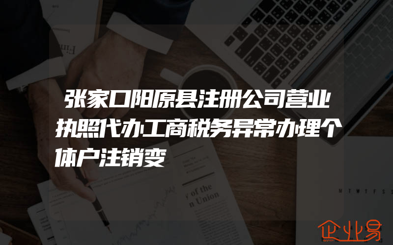 张家口阳原县注册公司营业执照代办工商税务异常办理个体户注销变