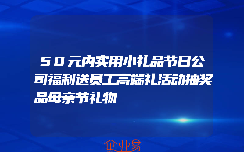 50元内实用小礼品节日公司福利送员工高端礼活动抽奖品母亲节礼物