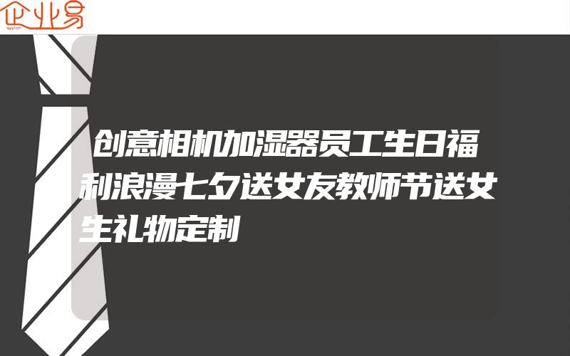 创意相机加湿器员工生日福利浪漫七夕送女友教师节送女生礼物定制