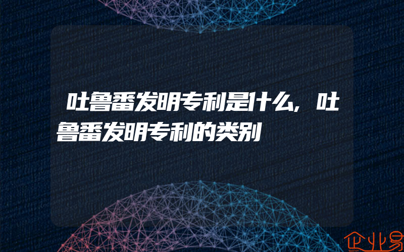 吐鲁番发明专利是什么,吐鲁番发明专利的类别