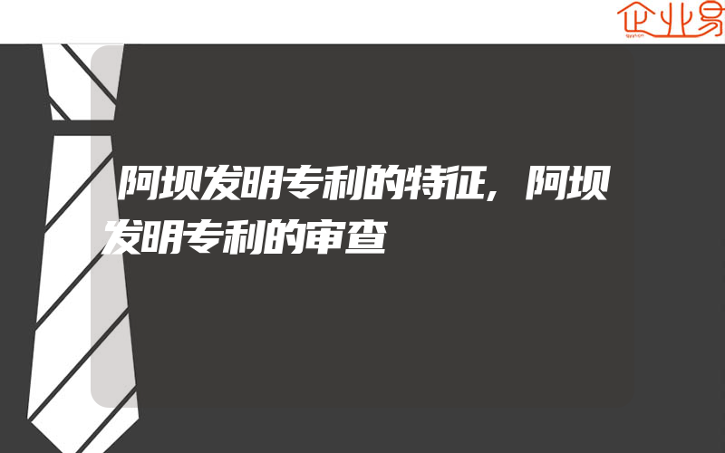 阿坝发明专利的特征,阿坝发明专利的审查