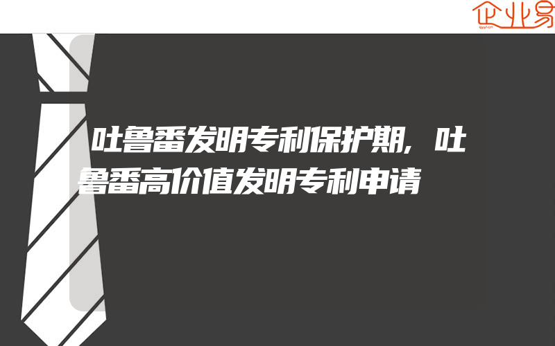 吐鲁番发明专利保护期,吐鲁番高价值发明专利申请