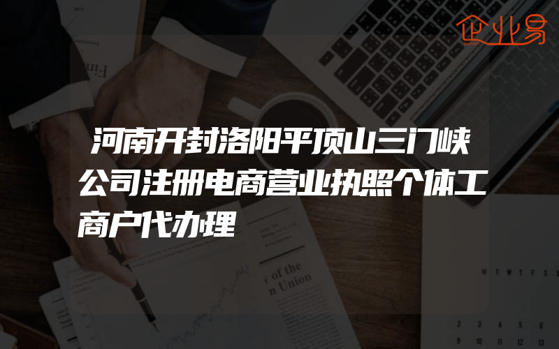 河南开封洛阳平顶山三门峡公司注册电商营业执照个体工商户代办理