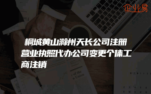 桐城黄山滁州天长公司注册营业执照代办公司变更个体工商注销