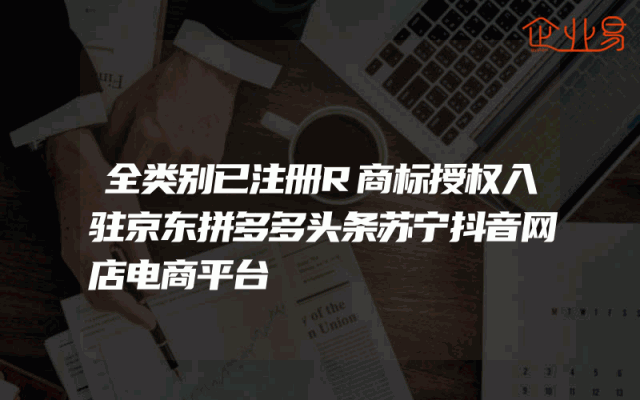 全类别已注册R商标授权入驻京东拼多多头条苏宁抖音网店电商平台
